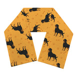 Rottweiler Dog Pattern Print Scarf