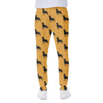 Rottweiler Dog Pattern Print Scuba Joggers