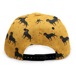 Rottweiler Dog Pattern Print Snapback Cap