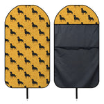 Rottweiler Dog Pattern Print Waterproof Car Seat Cover