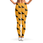 Rottweiler Dog Pattern Print Women's Leggings