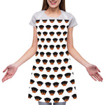 Rottweiler Face Pattern Print Adjustable Apron