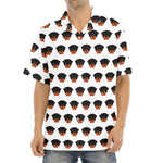 Rottweiler Face Pattern Print Aloha Shirt