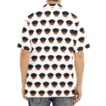 Rottweiler Face Pattern Print Aloha Shirt