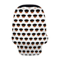 Rottweiler Face Pattern Print Baby Seat Cover