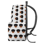 Rottweiler Face Pattern Print Backpack