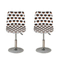 Rottweiler Face Pattern Print Bar Stool Covers