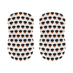 Rottweiler Face Pattern Print Bar Stool Covers