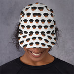 Rottweiler Face Pattern Print Baseball Cap