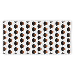 Rottweiler Face Pattern Print Beach Towel