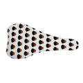 Rottweiler Face Pattern Print Bicycle Seat Cover