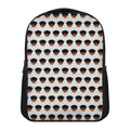 Rottweiler Face Pattern Print Casual Backpack