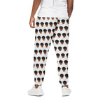 Rottweiler Face Pattern Print Cotton Pants