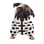 Rottweiler Face Pattern Print Dog Zip Up Jacket