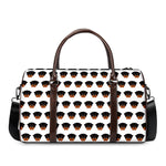 Rottweiler Face Pattern Print Duffle Bag