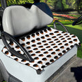 Rottweiler Face Pattern Print Golf Cart Seat Cover