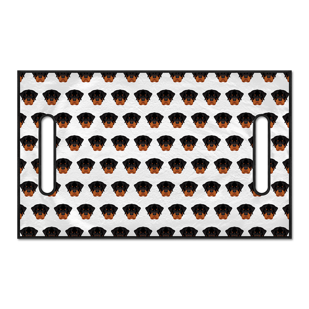 Rottweiler Face Pattern Print Golf Cart Seat Cover
