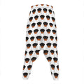 Rottweiler Face Pattern Print Hammer Pants