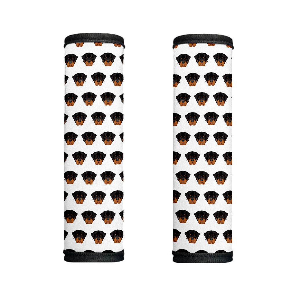 Rottweiler Face Pattern Print Handle Covers