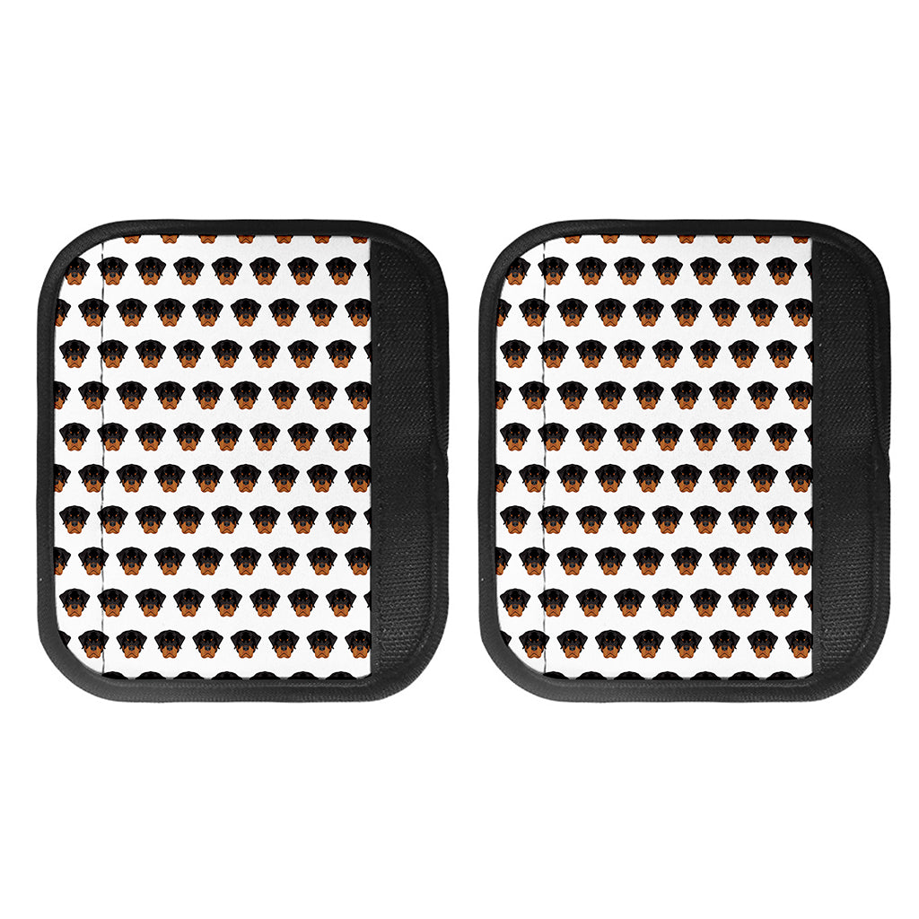 Rottweiler Face Pattern Print Handle Covers