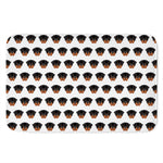 Rottweiler Face Pattern Print Indoor Door Mat