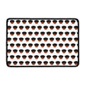 Rottweiler Face Pattern Print Kitchen Mat