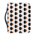 Rottweiler Face Pattern Print Leather Bible Cover