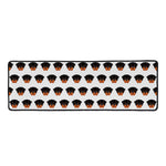 Rottweiler Face Pattern Print Long Kitchen Mat
