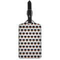 Rottweiler Face Pattern Print Luggage Tag