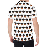 Rottweiler Face Pattern Print Men's Shirt