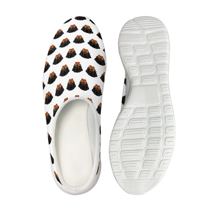 Rottweiler Face Pattern Print Mesh Casual Shoes