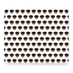 Rottweiler Face Pattern Print Mouse Pad