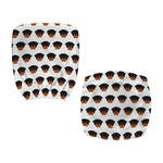 Rottweiler Face Pattern Print Office Chair Cover