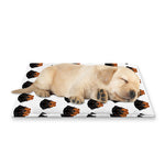 Rottweiler Face Pattern Print Pet Cooling Mat Cover