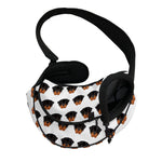 Rottweiler Face Pattern Print Pet Sling Carrier