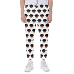 Rottweiler Face Pattern Print Scuba Joggers