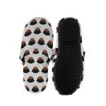 Rottweiler Face Pattern Print Slippers