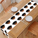 Rottweiler Face Pattern Print Table Runner
