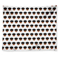 Rottweiler Face Pattern Print Tapestry