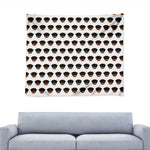 Rottweiler Face Pattern Print Tapestry