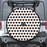Rottweiler Face Pattern Print Tire Cover With Camera Hole