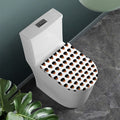 Rottweiler Face Pattern Print Toilet Lid Cover