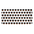 Rottweiler Face Pattern Print Towel