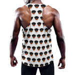 Rottweiler Face Pattern Print Training Tank Top