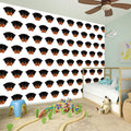 Rottweiler Face Pattern Print Wall Sticker