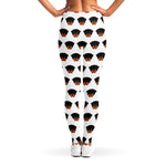 Rottweiler Face Pattern Print Women's Leggings
