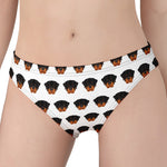 Rottweiler Face Pattern Print Women's Panties
