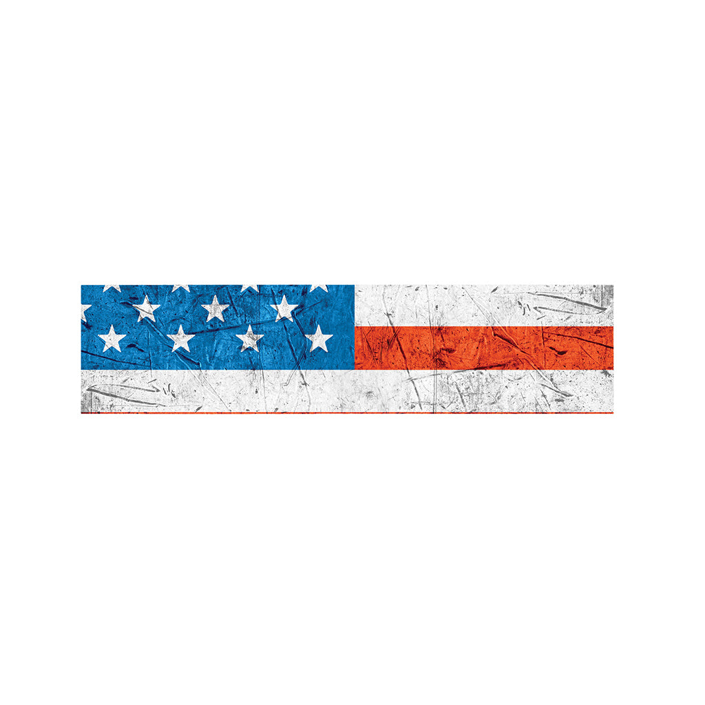 Rough USA Flag Print Bed Runner