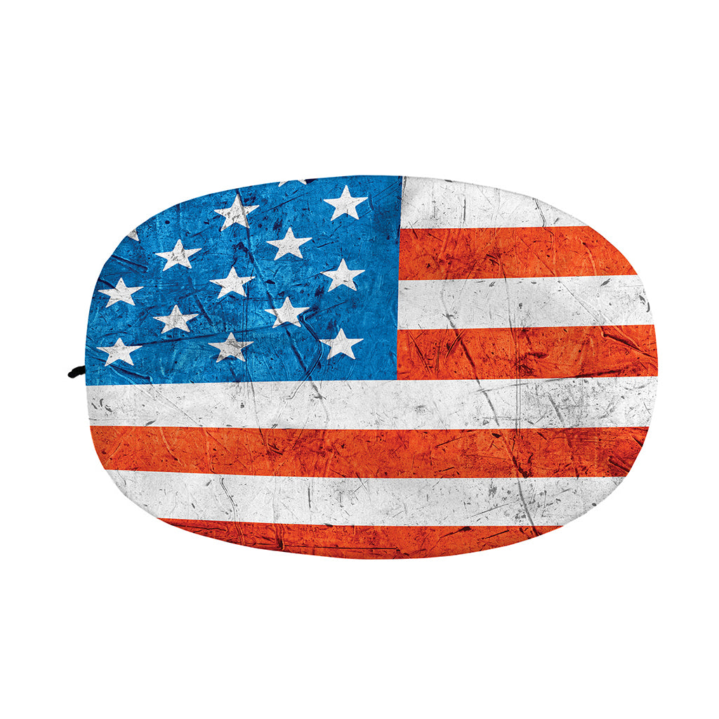 Rough USA Flag Print Car Side Mirror Covers