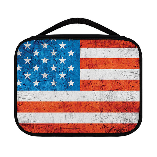 Rough USA Flag Print Classic Bible Case